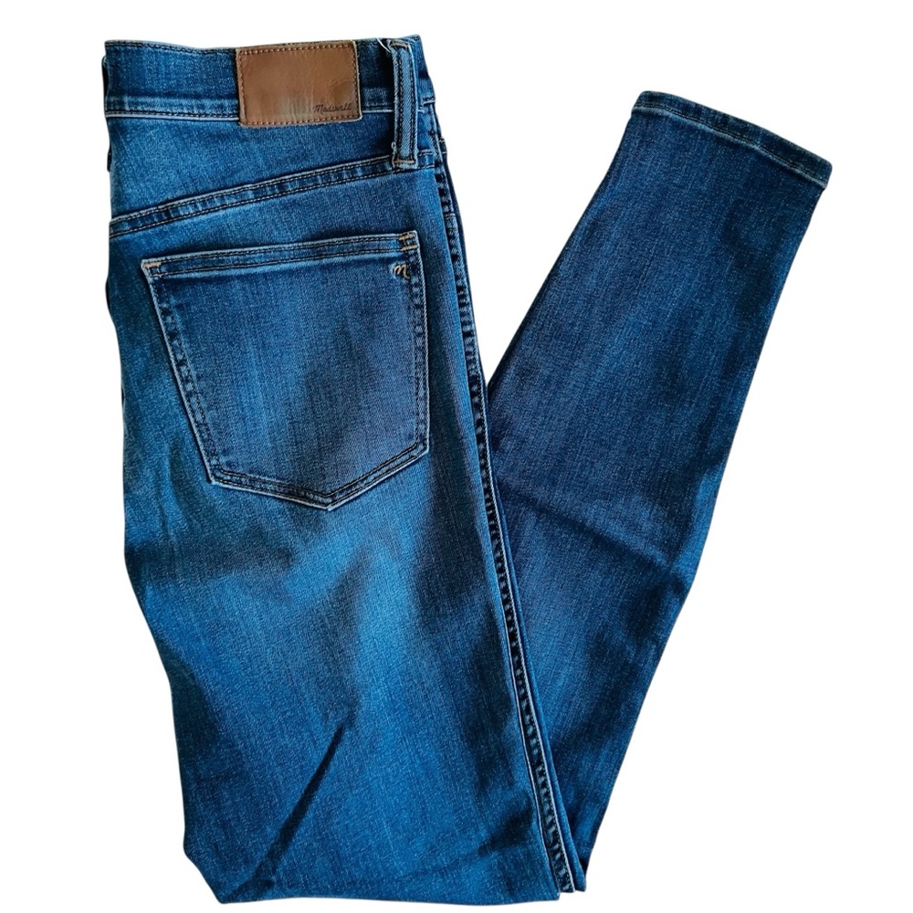 Madewell High Rise Skinny Blue Denim Jeans